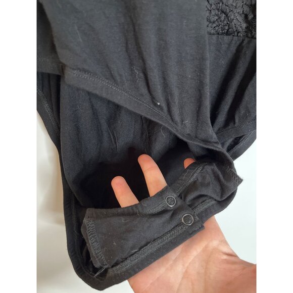 Torrid NWT Black Hi Neck Lace Bodysuit Size 3 /‎ 3X - Picture 5 of 13